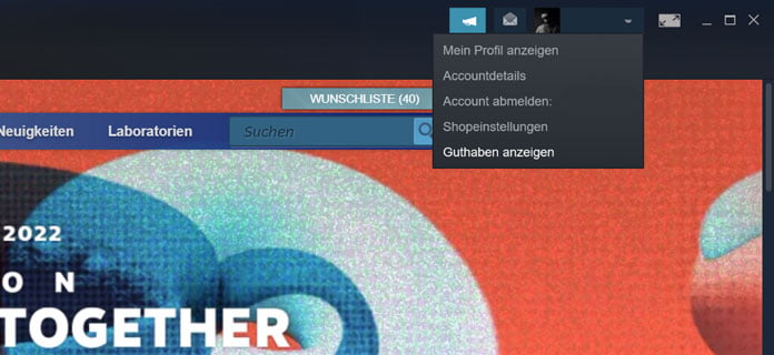 Steam Guthaben Aufladen In Nur Schritten Geld Auf Steam