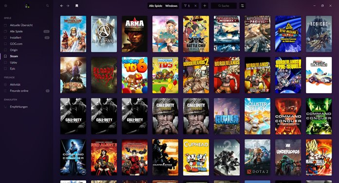 GOG Galaxy Beta – Test Nr. 1 in der Closed Beta 9 GOG Galaxy Beta Seitenleiste