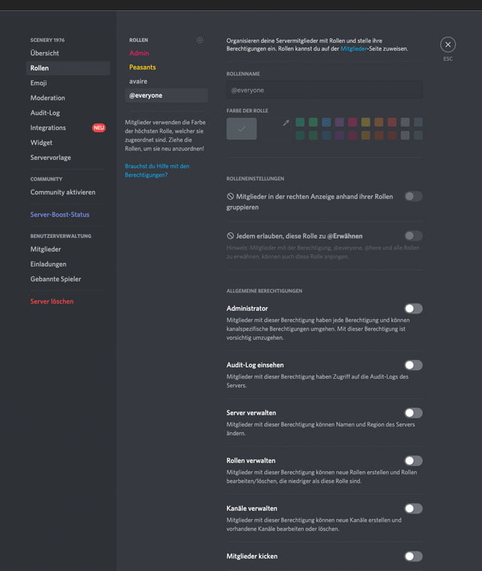 Discord Rollen erstellen – So verwaltest du die Mitglieder deines Servers 9 Discord Rollen erstellen