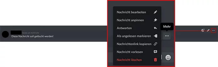 Discord-Tricks Nachrichten löschen