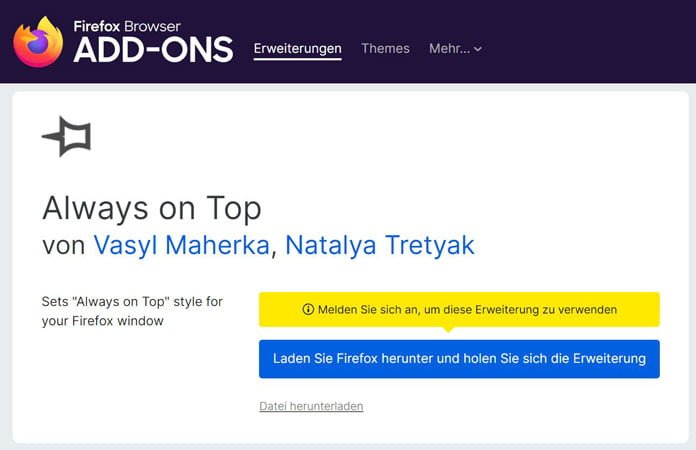Always on Top