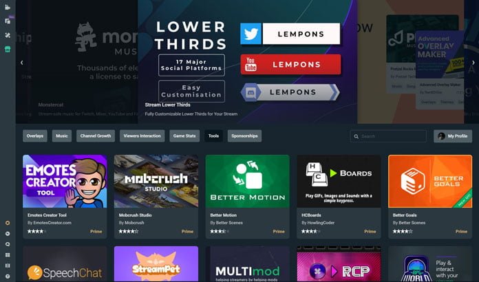 Streamlabs OBS einrichten App Store