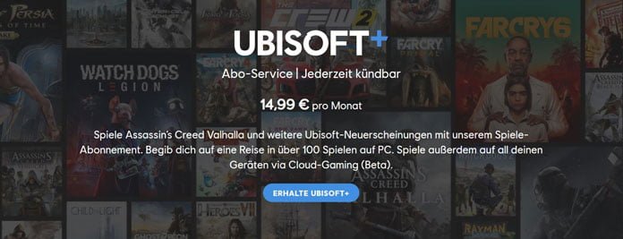 Gaming-Abo-Dienste: Der große Vergleich aller Plattformen 17 Ubisoft Plus Gaming-Abo-Dienste