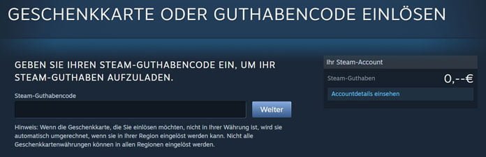 Steam-Guthaben aufladen: So überweist du in 3 Schritten Geld an Steam 12 Steam-Guthaben aufladen Gutscheincode