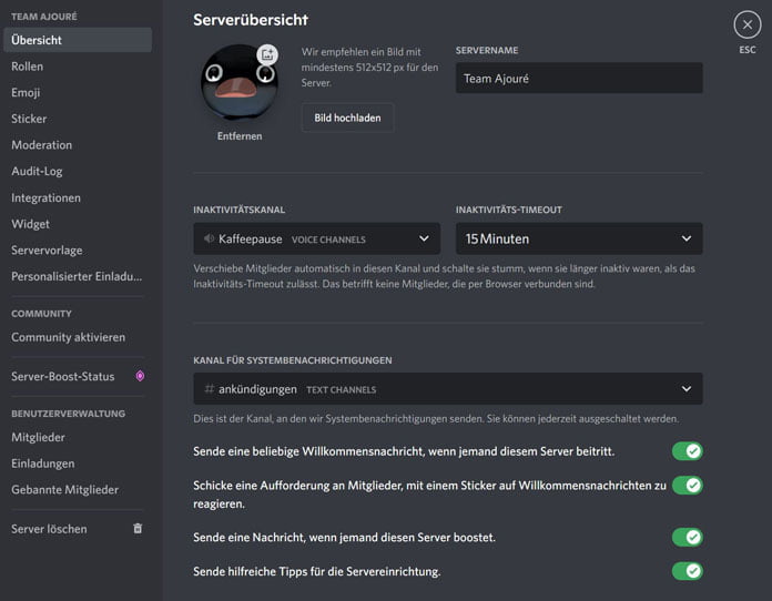 Der große Discord Guide: Server aufsetzen, Top 10 Bots und mehr 21 Servereinstellungen