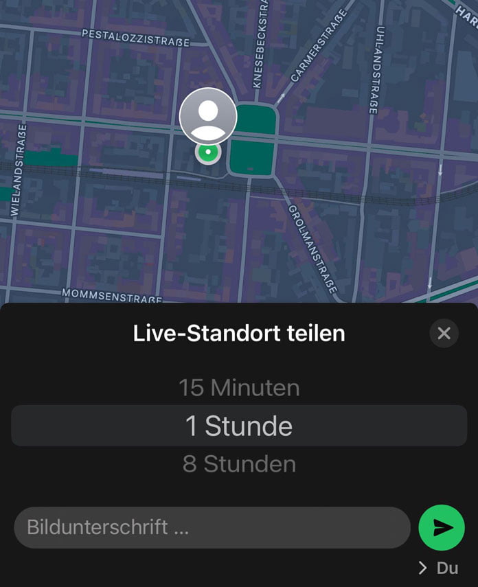 WhatsApp-Tricks Standort teilen