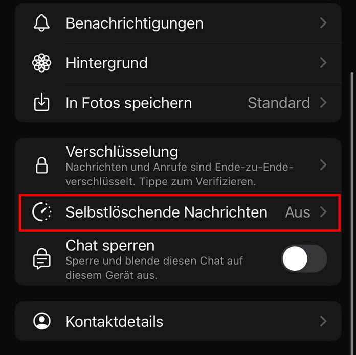 WhatsApp-Tricks Selbstlöschende Nachrichten