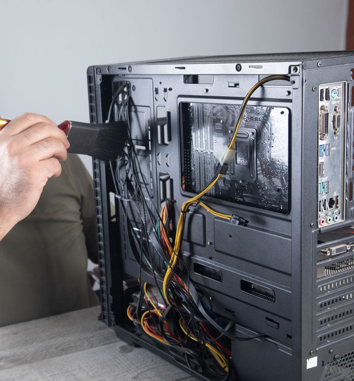 PC reinigen Hilfsmittel bei der Reinigung