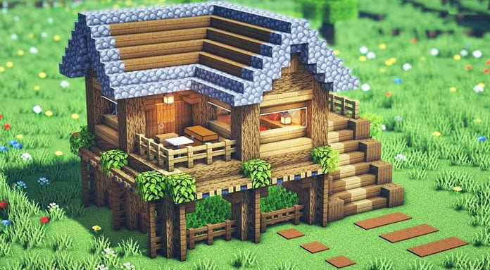 Minecraft Haus Ideen: Von der ersten Holzhütte bis zur Quarz-Villa 15 Minecraft Haus Ideen