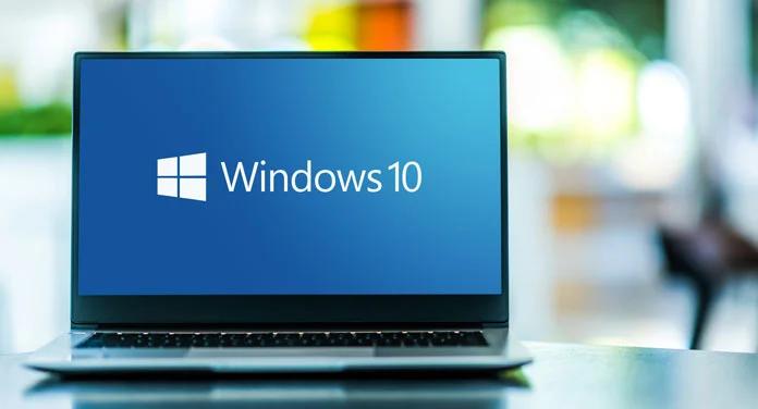 Windows 10 Media Creation Tool - Windows 10 auf einem Laptop