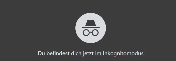 Google Chrome Inkognito Fenster