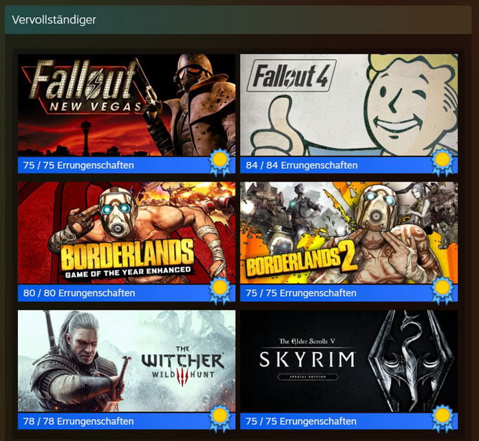 Steam Profilgestaltung